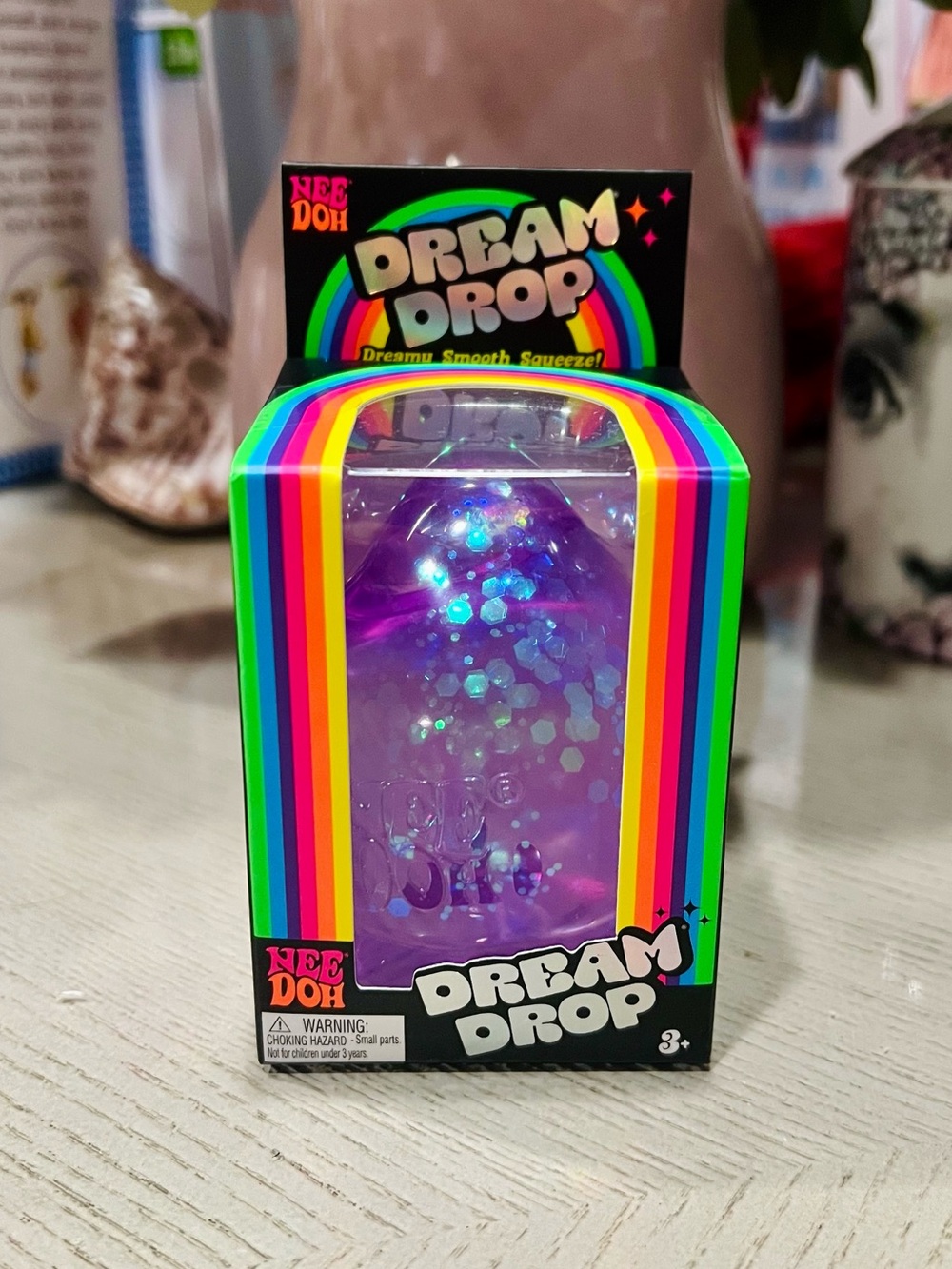 NEEDOH Dream Drop Purple Squishy Toy AUTHENTIC NEEDOH